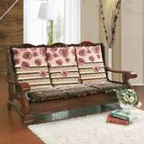 拆洗沙发垫带靠背海绵红木春秋椅子实木加厚防滑木头木质组合坐垫