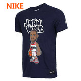 Adidas阿迪达斯2016夏新款男子NBA篮球卡通明星运动短袖T恤AY0224