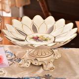 欧式大陶瓷果盘 创意家居客厅餐桌装饰品摆件 果篓干果盆糖水果盘