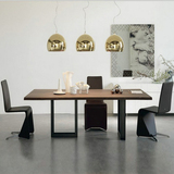 美式铁艺实木办公桌复古餐桌洽谈桌会议桌工作台长方形现代简约