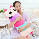 可爱卡通熊猫抱枕大号毛绒玩具公仔布娃娃情侣双人靠垫枕头可拆洗