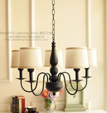 吊灯 简美 简欧 现代美式 北欧 混搭 复古 装饰 卧室 书房 客厅