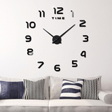 DIY挂钟 客厅 现代创意客厅钟表 个性时尚数字时钟 简约挂表壁钟