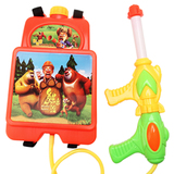 夏季小孩沙滩戏水 背包水枪儿童玩具宝宝创意熊出没喷水枪