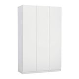 包邮南京宜家家居 IKEA代购 帕克思三门衣柜, 白色, 巴斯塔德 白