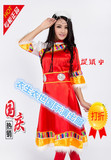 藏族舞蹈演出服装藏族女装少数民族服装民族演出服装藏族服饰藏服