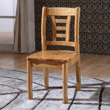 餐椅实木餐椅现代中式全实木餐椅家用餐椅办公椅宜家柏木家具包邮