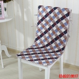 天天特价四季布艺椅子坐垫一体垫连体餐椅套靠背开会办公室椅垫