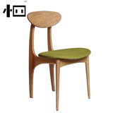 蝴蝶椅 设计师椅 创意咖啡厅简约靠背休闲书桌椅 北欧实木餐椅子