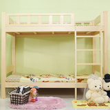 简易儿童实木单人床 双层床上下床子母床高低床上下铺松木成人床