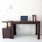 特价橡木实木电脑桌橡木笔记本桌写字台书桌实木书桌简约书桌