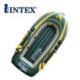 多省包邮INTEX海鹰橡皮艇两人冲锋舟充气艇皮划艇加厚 充气钓鱼船
