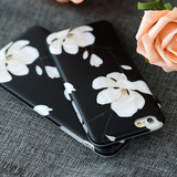 中国风复古玉兰花苹果6s全包硅胶软壳iPhone6 Plus手机壳5S潮女款