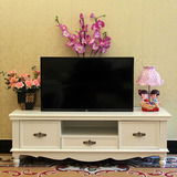 韩式白色田园电视柜现代简约时尚欧式小户型宜家客厅实木电视机柜