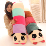 可爱卡通熊猫抱枕 大号毛绒玩具公仔 双人靠垫枕头可拆洗生日礼物