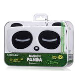 Momax摩米士可爱熊猫蓝牙音箱便携无线桌面音响大品牌 可蓝牙通话
