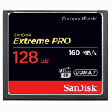 SanDisk闪迪128G CF卡1067X 160M/S高速单反相机内存卡存储卡包邮