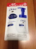 现货日本代购Dove多芬四分之一乳液成分牛奶泡沫洗面130g