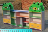 幼儿园防火板柜批发实木柜子储物架区域柜分隔区置物架书包玩具柜