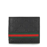 古奇/Gucci经典男士短款双折皮夹钱包 法国专柜正品代购138042