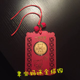 【香港代购】六福珠宝 999.9黄金 轻松熊系列金币 0.1G/0.2G