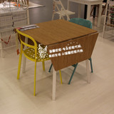 20.5温馨宜家 IKEA PS 2012 翻板桌 餐桌 折叠桌 饭桌 竹 白色