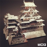 【MCG】超高性价比全金属不锈钢拼装模型立体拼图 日本姬路城模型