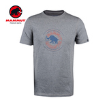MAMMUT/猛犸象户外 男士短袖T恤有机纯棉舒适环保Mammut Garantie
