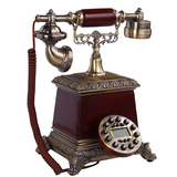 欧式复古仿古电话机座机家用 宫廷时尚创意固定电话机来电显示