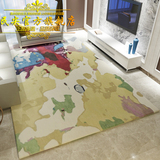 纯羊毛地毯 客厅卧室门厅沙发茶几 简约现代地中海欧式田园地毯