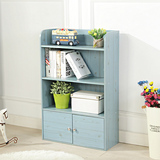 型室主义 儿童简易书柜书架自由组合置物架创意储物柜彩色松木纹