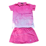 2015新款竞迈正品儿童羽毛球服女童运动服乒乓球服网球服排球服