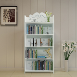 环保简易儿童书柜书架置物架自由组合小落地架镂空展示架现代简约