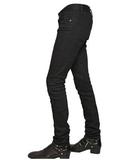 2014F/W SAINT LAURENT SLP 15.5厘米弹力 修身 黑色 丹宁牛仔裤