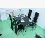 厂家直销 Z087电磁炉火锅餐桌 不锈钢台架+钢化玻璃/大理石台面