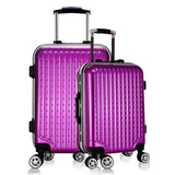 拉杆箱行李箱旅行箱万向轮铝框拉杆箱拉链20/24/28寸支持一件代发