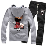 火箭队哈登霍华德篮球衣服球服运动连帽衫外套 春季男士卫衣套装