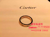 二手奢侈品购入无使用卡地亚cartier18k单钻玫瑰金窄版螺丝纹戒指