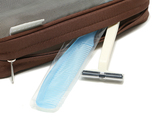 美国航空公司男士网格包+梳子+剃须刀三件套洗漱包化妆包106克