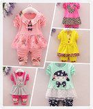 2016春秋童装女童套装中小童韩版时尚套装两件套儿童长袖潮 宝宝