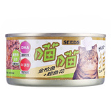 台湾 SEEDS 惜时 喵喵 猫罐头 猫零食 妙乐鲜包170g 金枪鱼鲣鱼花