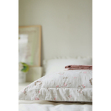 【蜗牛塔】学生寝室粉色可爱卡通纯棉单人床品三件套 世界小时候