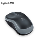 罗技/Logitech/M185 无线鼠标 黑灰色笔记本电脑办公游戏USB鼠标