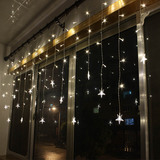 LED彩灯窗户店面室内装饰小夜灯圣诞装饰3.5米雪花婚庆创意灯饰