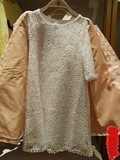 巴拉巴拉童装儿童女童短袖蕾丝连衣裙2016春装新款22111160205