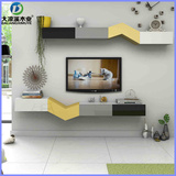 大凉溪创意彩色烤漆挂墙电视柜简约现代电视柜视听柜特价定做K283