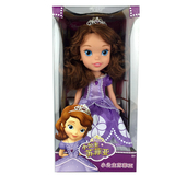 正品迪士尼仿真娃娃小公主苏菲亚玩偶女孩人偶儿童生日礼品物玩具