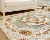 手工腈纶地毯圆形几何古典欧式简约客厅卧室