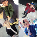 男童秋季节太空棉圆领外套 儿童棒球服韩版上衣潮 2015宝宝长袖