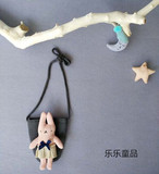 韩版 儿童斜挎包单肩包零钱包 可爱卡通立体小兔子宝宝小包包